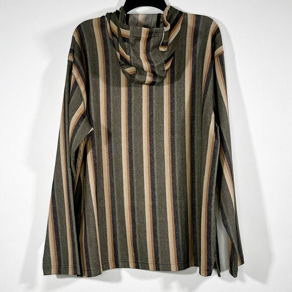 Hurley OG Drawstring Hooded Poncho Long Sleeves Kangaroo Pocket Size‎ L - Picture 13 of 15